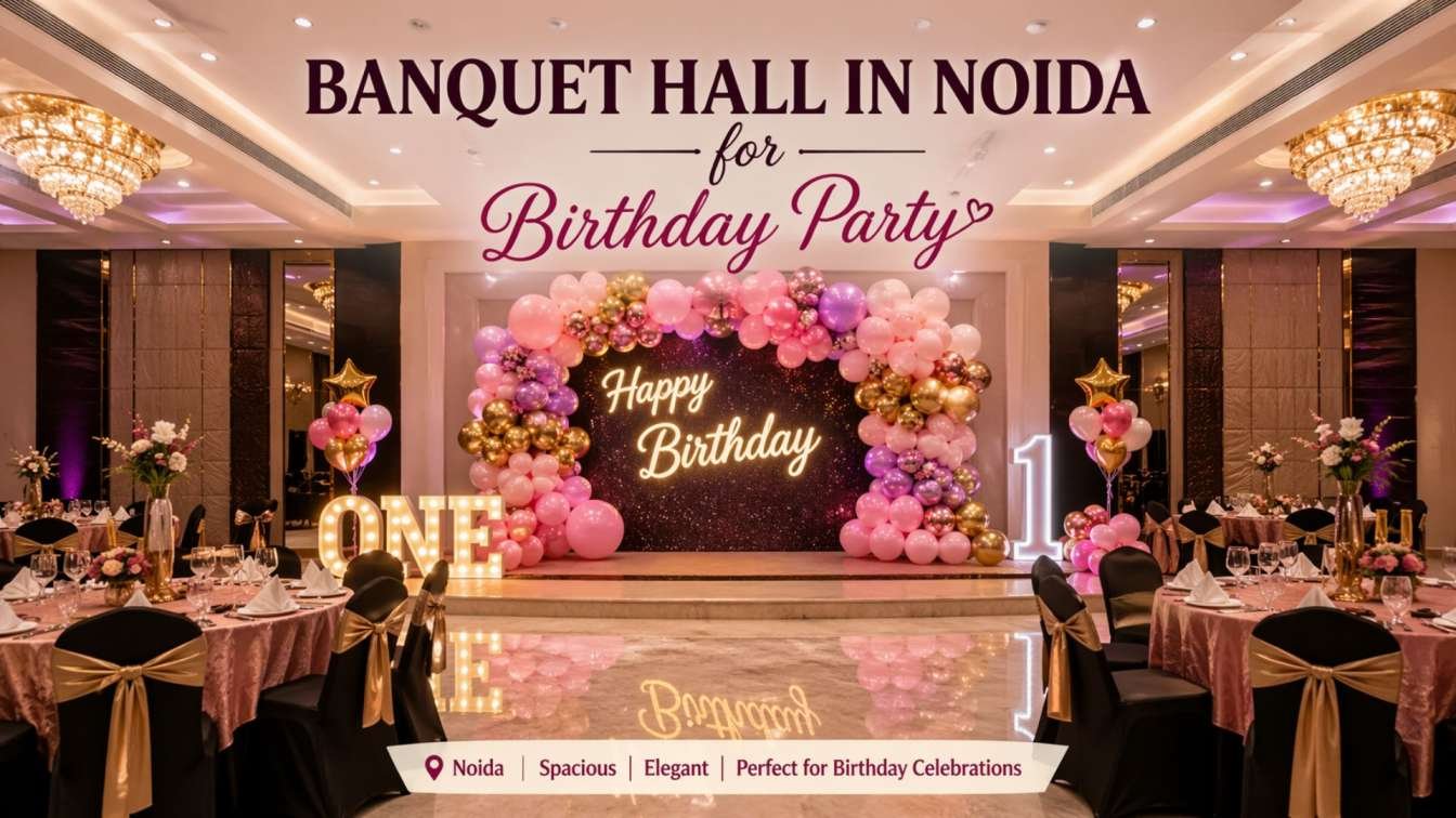 Banquet hall in Noida for a birthday party